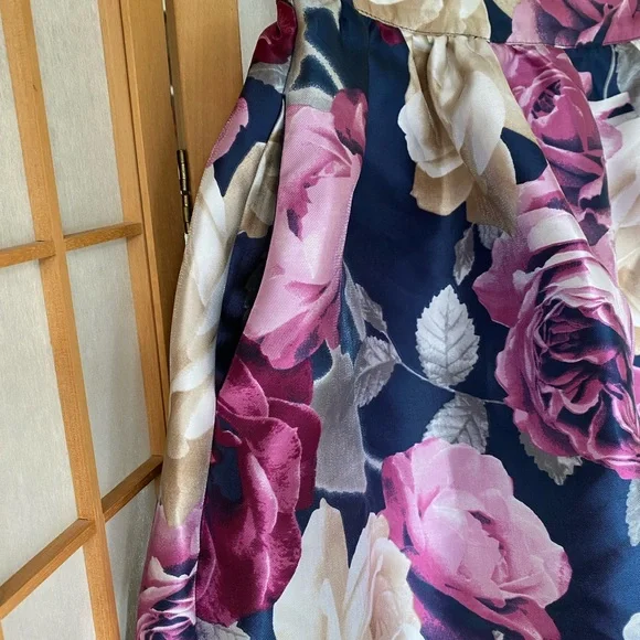 Speechless Floral Mini Lined Flared Skirt SZ 5 Junior - Picture 5 of 14